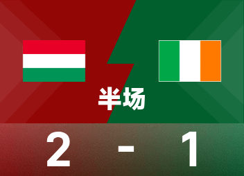 WM vor der Halbzeit: Varga schoss einen Volleyschuss, Ungarn erzielte kurzzeitig 2:1 gegen Irland